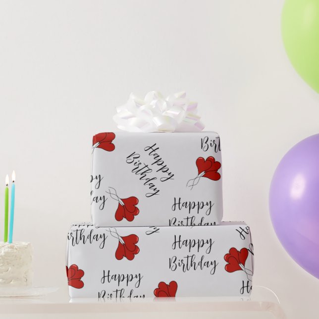 Papier Cadeau Anniversaire de Lover (Cadeaux de fête)