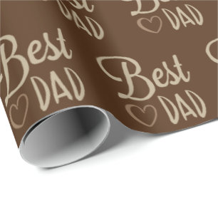 Papier Cadeau Anniversaire de papa Brown