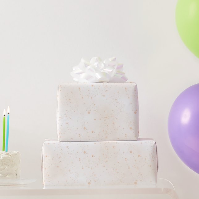 Papier Cadeau Anniversaire de points de pêche fantaisiste (Cadeaux de fête)