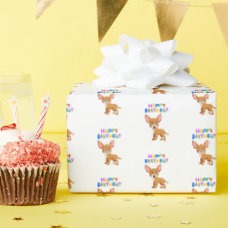 Papier Cadeau Anniversaire du Chihuahua