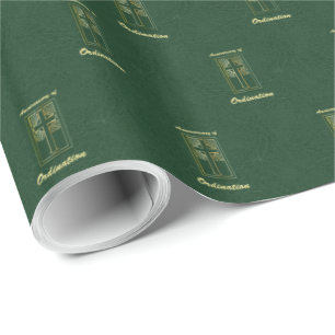 Papier Cadeau Anniversaire du prêtre de l'ordination