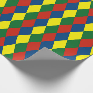 Papier Cadeau Anniversaire du propriétaire de péniche Canal Boat