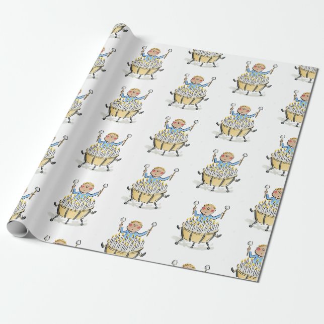 Papier Cadeau Anniversaire du Timpani (Déroulé)