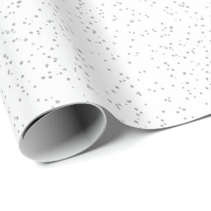 Papier Cadeau Anniversaire Enfant Paillettes Argentées