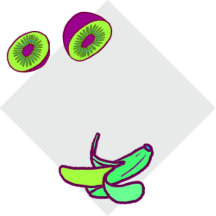 Papier Cadeau Anniversaire Fruit D'été Lumineux