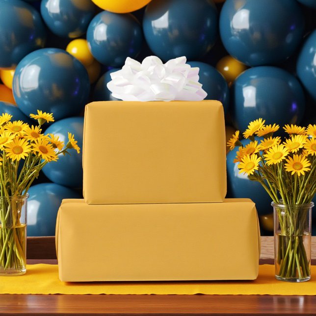 Papier Cadeau Anniversaire Jaune  (Créateur téléchargé)