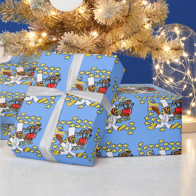 Papier Cadeau Anniversaire Kazoo Blue (Vacances)
