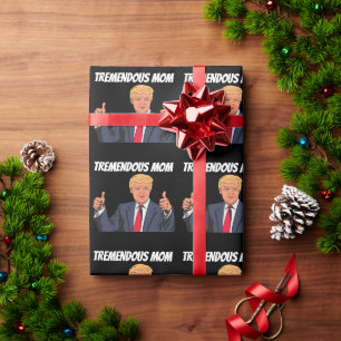 PAPIER CADEAU ANNIVERSAIRE MAMAN DONALD TRUMP