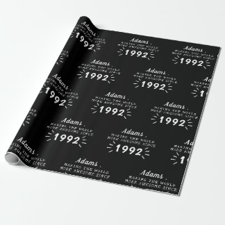 Papier Cadeau Anniversaire Personnalisé
