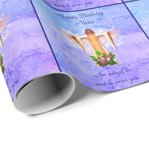 Papier Cadeau Anniversaire personnalisé Guardian Angel