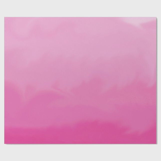 Papier Cadeau Anniversaire rose rêveur (Plat)