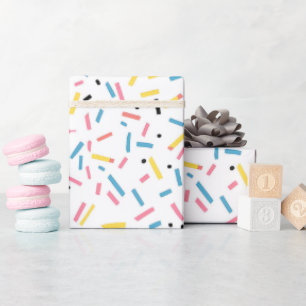 Papier Cadeau Anniversaire Saupoudrer Motif de bonbons