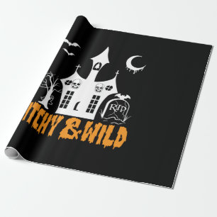 Papier Cadeau Anniversaire Sauvage Et De La Cuisine D'Halloween