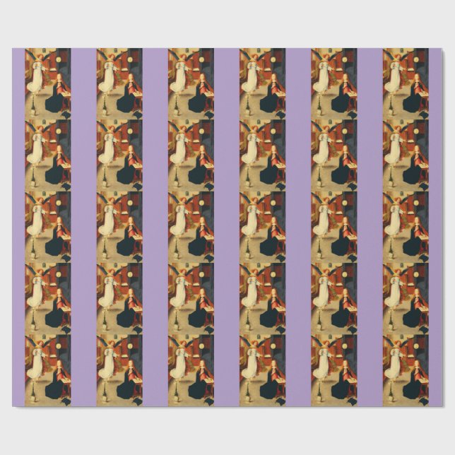 Papier Cadeau Annonciation de la Vierge Marie par Gerard David (Plat)