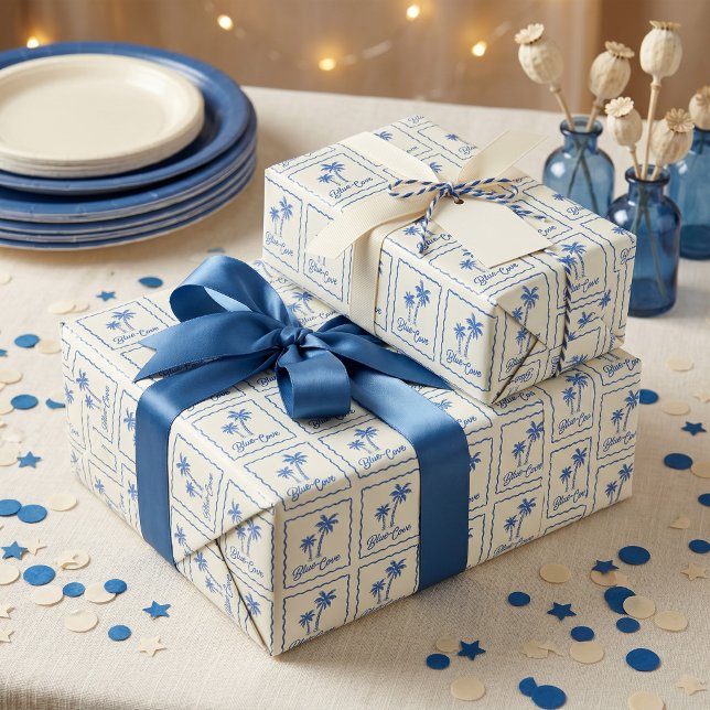 Papier Cadeau Anse Bleue (Créateur téléchargé)