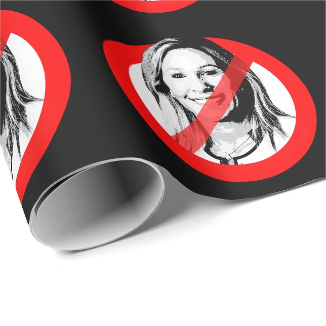 PAPIER CADEAU ANTI MARJORIE TAYLOR GREENE (Coin rond)