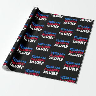 Papier Cadeau Anti-Trump - Les vétérans contre Trump II