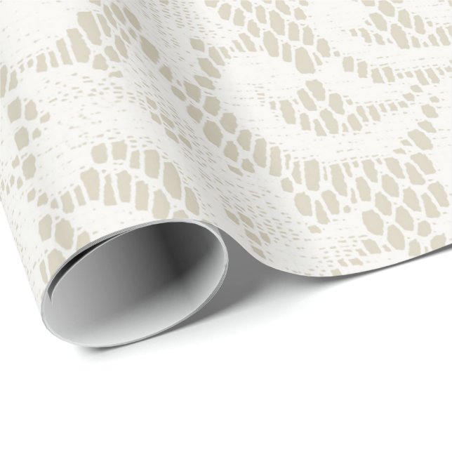 Papier Cadeau Antique dentelle (Coin rond)