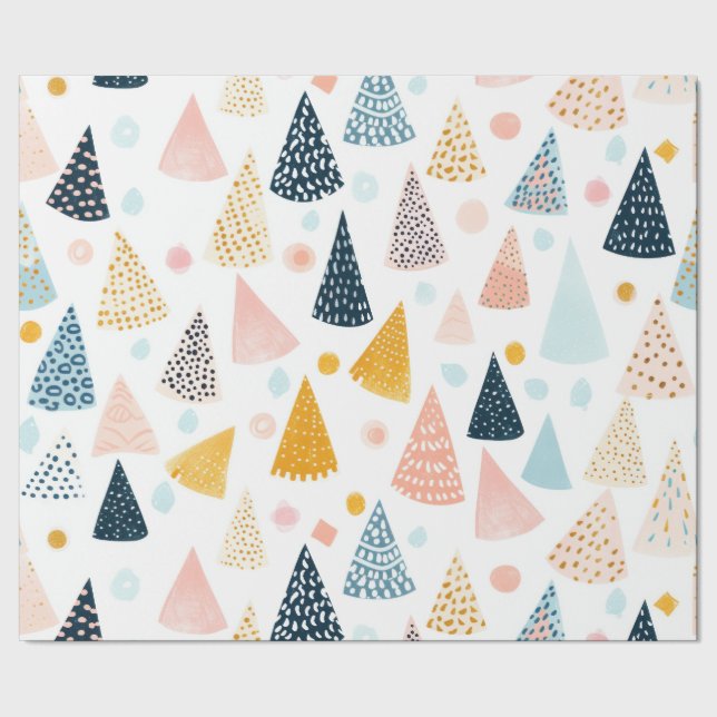 Papier Cadeau Any Age happy pastel birthday holiday (Couture)