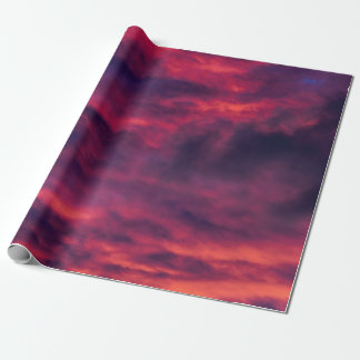 Papier Cadeau août rouge