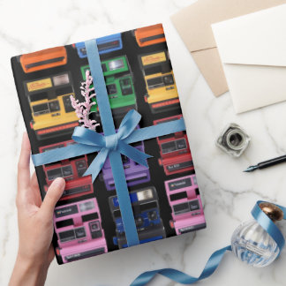 Papier Cadeau Appareil photo Polaroid OneShot Retro