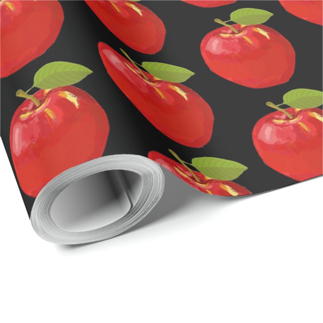 Papier Cadeau Apple (Coin rond)