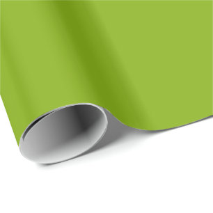 Papier Cadeau APPLE GREEN (une couleur fruitée solide) ~