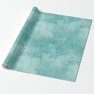 Papier cadeau Aqua Reed Spring