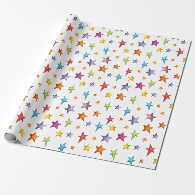 Papier Cadeau Aquarelle (Déroulé)