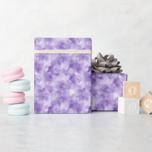 Papier Cadeau Aquarelle Abstraite Violette
