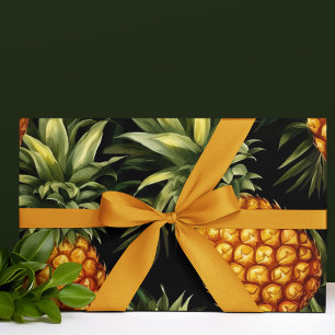 Papier Cadeau Aquarelle ananas Motif sans couture