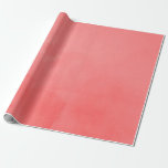 Papier Cadeau Aquarelle Corail Vivant<br><div class="desc">Couleur de l'année 2019 papier d'emballage corail vivant.</div>