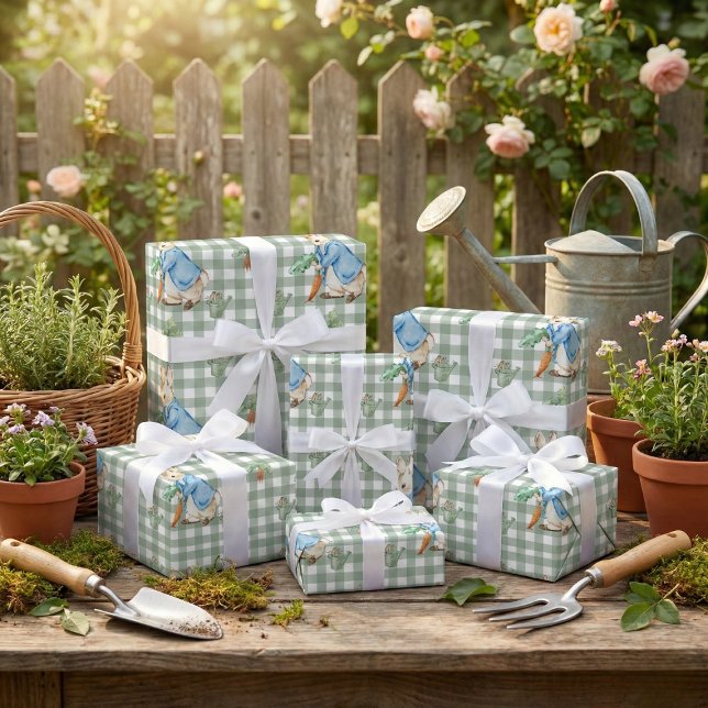 Papier Cadeau Aquarelle de papier à envelopper inspirée de Peter (Créateur téléchargé)