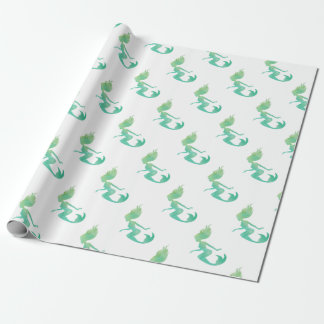Papier Cadeau Aquarelle de sirène
