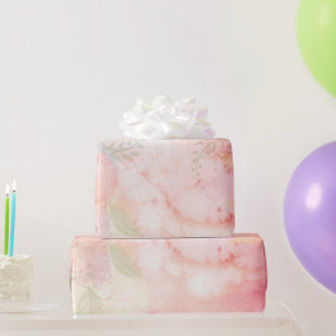 Papier Cadeau Aquarelle rose Arrière - plan