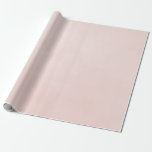 Papier Cadeau Aquarelle rose pâle<br><div class="desc">Papier d'emballage de lavage à l'aquarelle rose rousse tendance.</div>