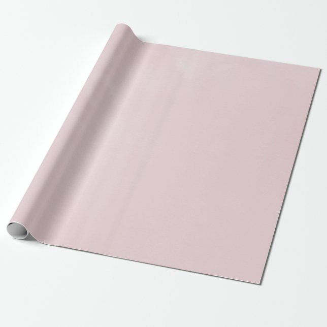 Papier Cadeau Aquarelle rose pâle (Déroulé)