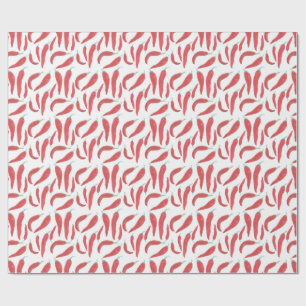 Papier Cadeau aquarelle rouge chaud