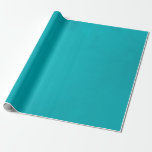 Papier Cadeau Aquarelle turquoise<br><div class="desc">Turquoise - papier d'emballage turquoise de lavage à l'aquarelle.</div>