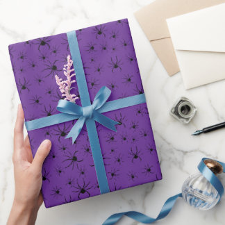 Papier Cadeau Araignées gothiques