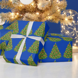 Papier Cadeau Arbre de Noël