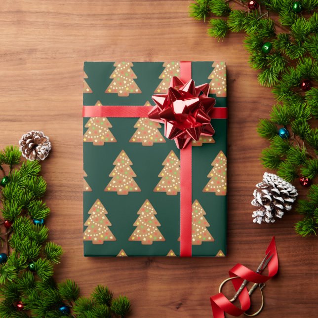 papier cadeau arbre de Noël (Cadeau de vacances)
