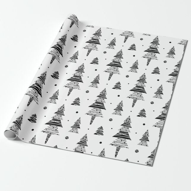 Papier Cadeau Arbre de Noël (Déroulé)