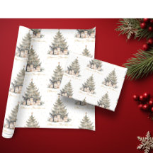 Arbre de Noël Élégant Joyeux Or Minimaliste