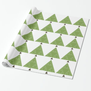 Papier Cadeau Arbre de triangle de Sierpinski