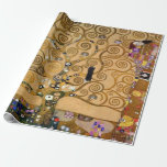 Papier Cadeau Arbre de vie par Gustav Klimt Wrapping Paper<br><div class="desc">Gustav Klimt - Artiste Art Nouveau</div>