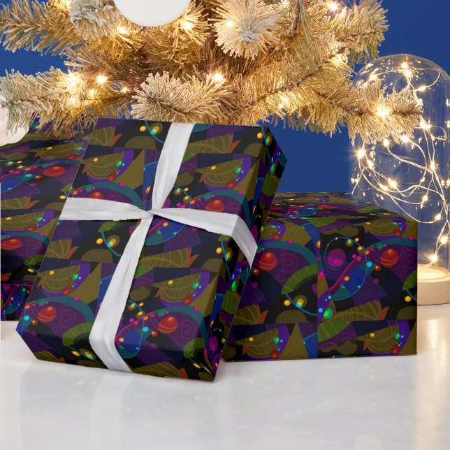 Papier Cadeau Arbre étoilé (Vacances)