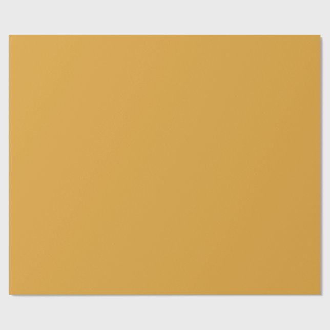 Papier Cadeau Arbre minimaliste or (Plat)