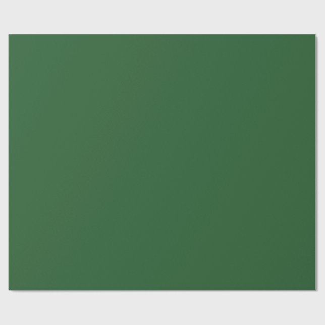 Papier Cadeau Arbre minimaliste vert (Plat)
