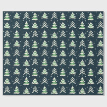 Arbres À feuillage persistant de neige d'hiver